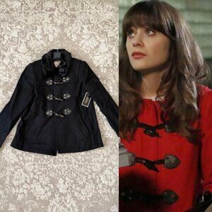 Juicy Couture "Tough Girl" Pitch Black Toggle Jacket